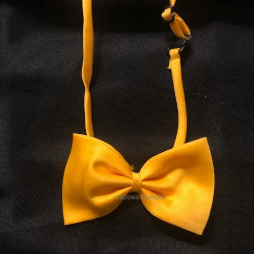 💗HOST PICK💗 Golden Cotton Bow Tie TY1126 NWT Boutique